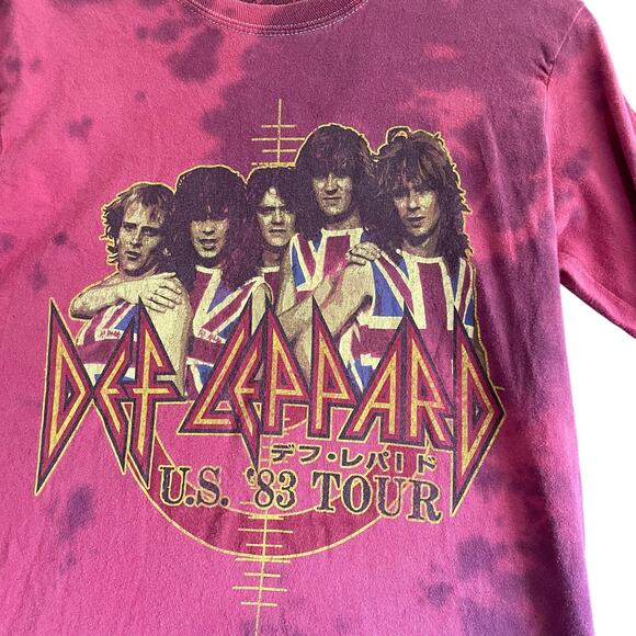 Def Leopard 83 world tour long sleeve shirt small pyromania - Picture 2 of 9
